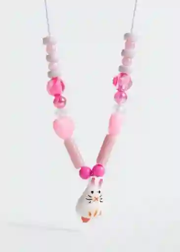 Collar Rabit Rosa Talla 99 Niñas Mango