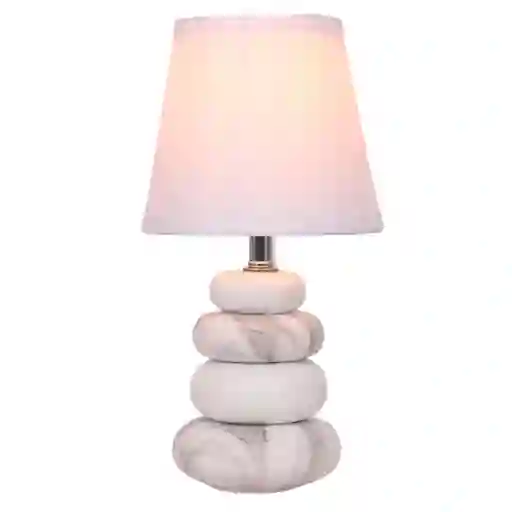 Abitare Lámpara Mesa Aros Blanco Mármol 1 Luz