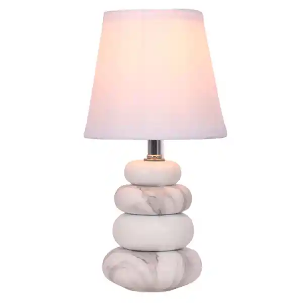 Abitare Lámpara Mesa Aros Blanco Mármol 1 Luz