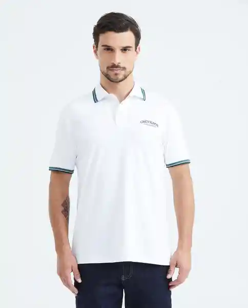 Camiseta Polo New Graphic Blanco 0 Claro Talla S Chevignon