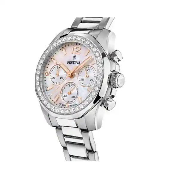 Reloj Rainbow Mujer Plateado F20606/1 Festina