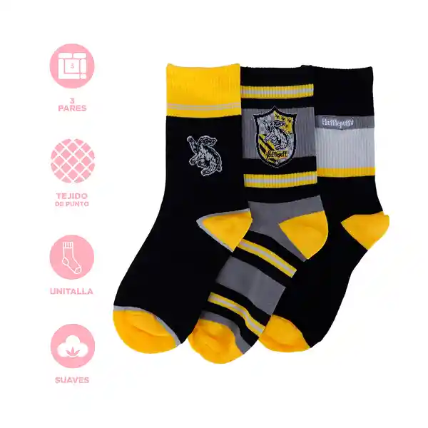 Medias Serie Harry Potter Hufflepuff Miniso