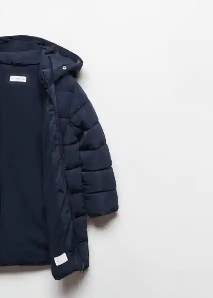 Abrigo Anorak Carmina Navy Talla 08 Niña Mango