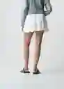 Falda Crudo Puro Claro Talla L Mujer 443G301 Naf Naf