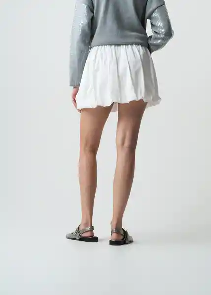 Falda Crudo Puro Claro Talla L Mujer 443G301 Naf Naf