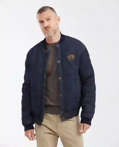 Chaqueta Bomber Denim Ult Azul Clásico Oscuro Talla S Chevignon