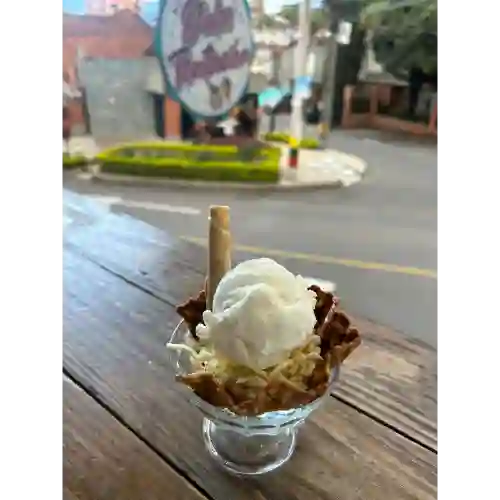 Concha sencilla con queso