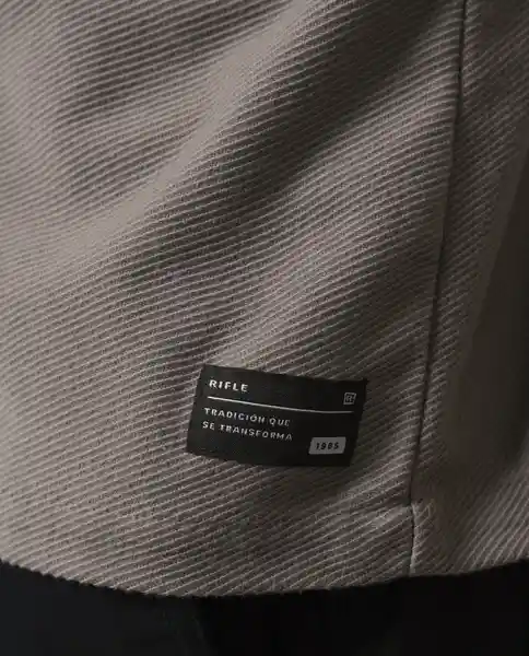 Camisa Hombre Gris Talla S 119G100_GRI181210 Rifle