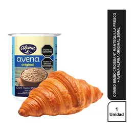 Combo Bimbo Croissant Mantequilla Fresco + Alpina Avena Original