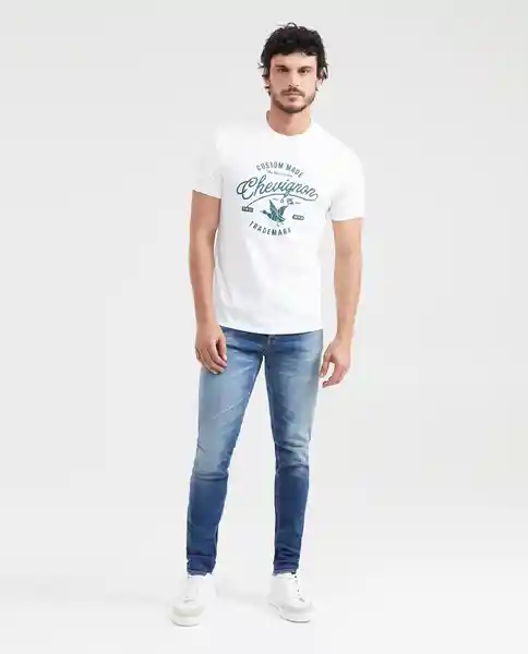 Jean 0Super Slim Rider Azul Francés Medio 30/32 Chevignon