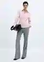 Camisa Sofía Rosa Talla M Mujer Mango