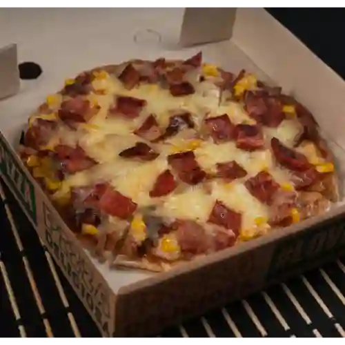 Pizza Maíz con Tocineta