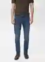 Jean Jan Tejano Oscuro Talla 40 Hombre Mango