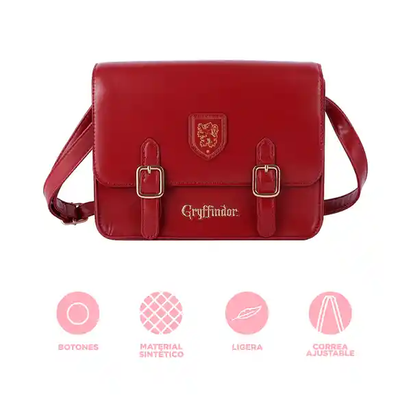 Bolso Estilo Preppy Serie Harry Potter Gryffindor Miniso