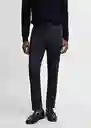 Pantalón Paulo Navy Talla 40 Hombre Mango