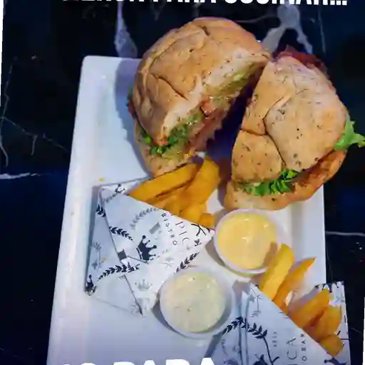 Combo hamburguesa + papas