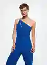 Mono Jaca Azul Talla M Mujer Mango