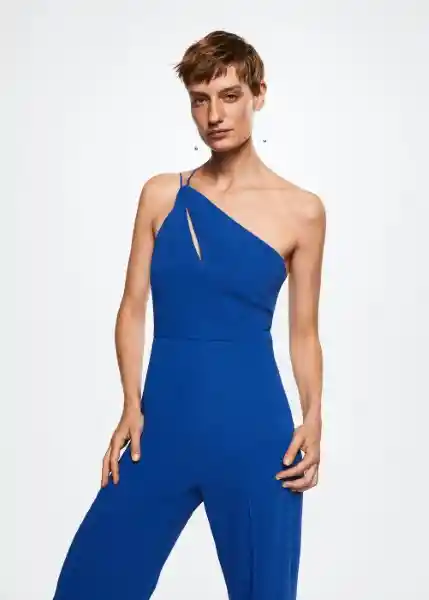 Mono Jaca Azul Talla M Mujer Mango