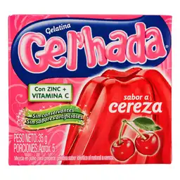  Gel'hada Gelatina en Polvo Sabor Cereza 