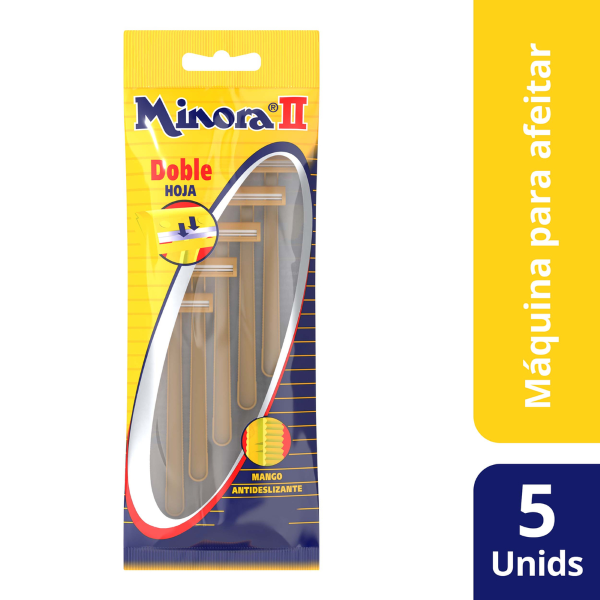 Minora II Máquinas Para Afeitar Desechables X 5 5 und