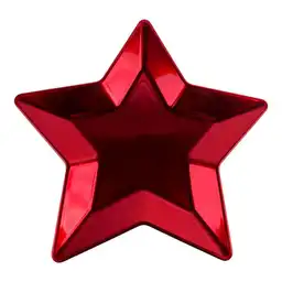 Plato Decorativo Estrella Roja 1807900302 Finlandek