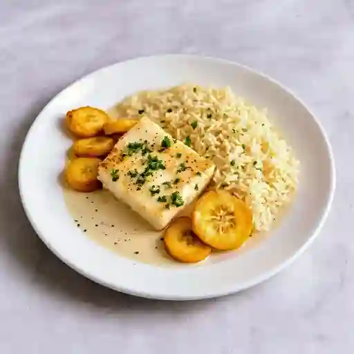 Róbalo en zumo de coco