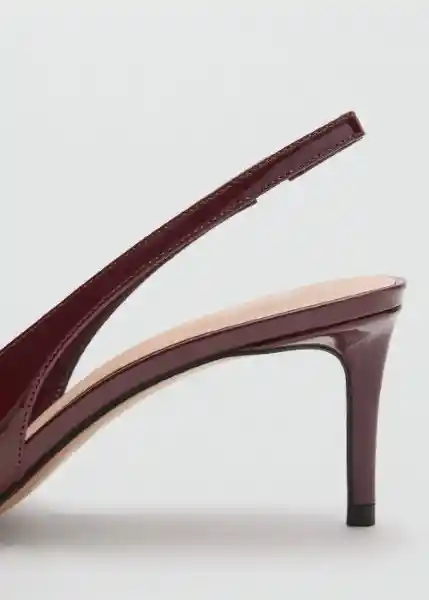 Zapatos Rima Burdeos Talla 36 Mujer Mango