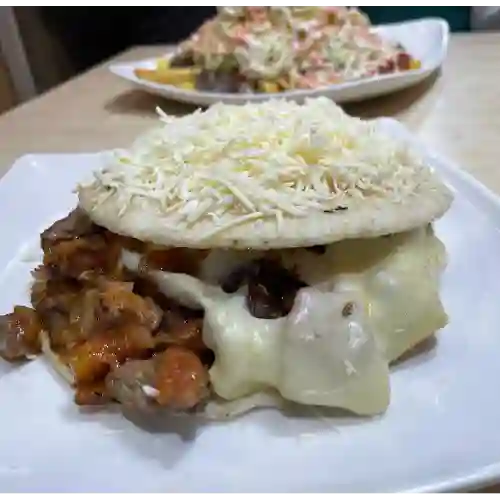 Arepa con Lomo