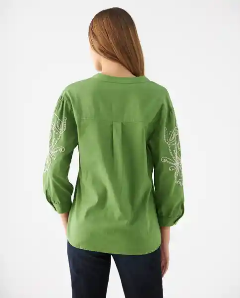 Camisa Verde Pesto Medio Talla XXL 619F053 Esprit