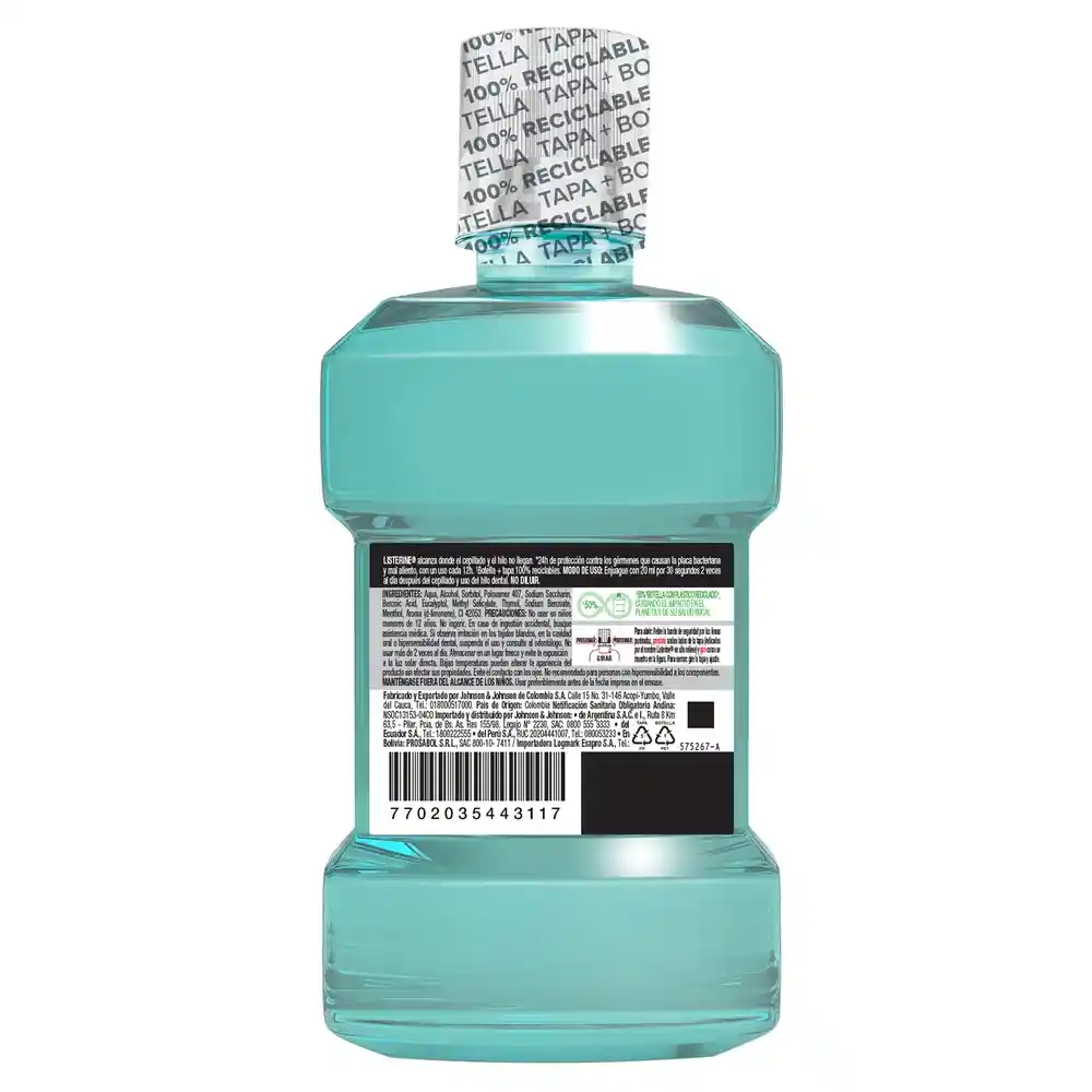 Enjuague Bucal LISTERINE Cool mint 180 ml