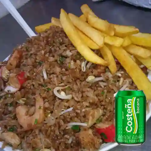 Combo Arroz Chino Especial + Costeña Bacana Lta 330ml