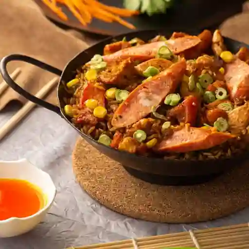 Combo arroz ranchero familiar+bebida1.5l