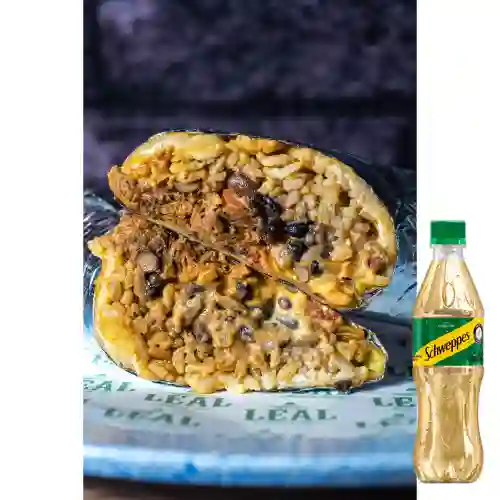 Combo Burrito de Birria + Schweppes Ginger Ale 400ML