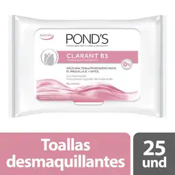 Ponds Toallas Húmedas Desmaquillantes Luminous Clean