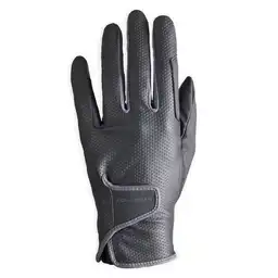 Fouganza Guantes Equitación Mujer Negro Talla L 500