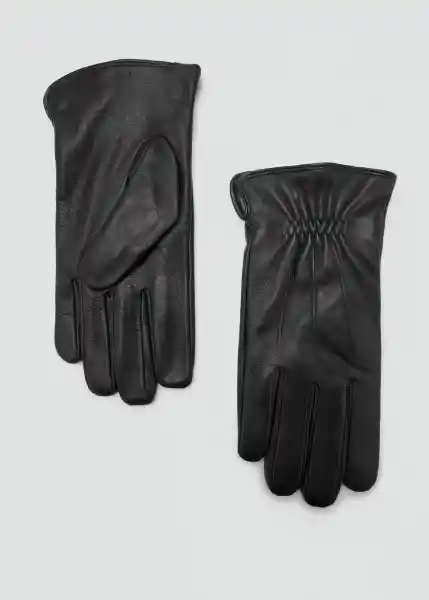 Guantes Elastic Negro Talla XL Hombre Mango