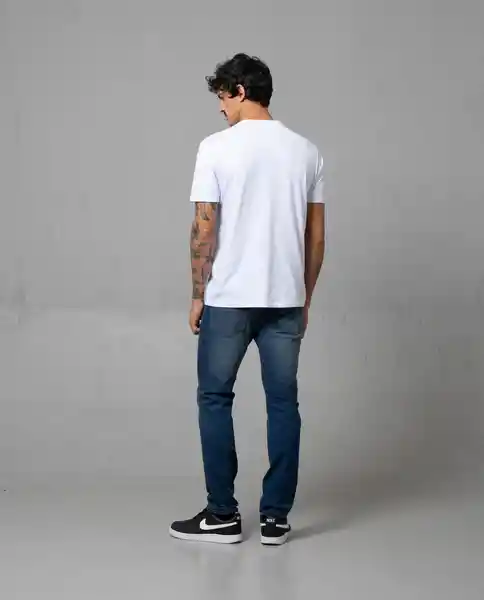 Jean Súper Slim Hombre Azul Denim Medio T 38 62179 Rifle