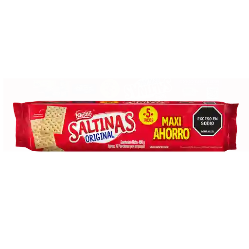 Galletas SALTINAS Original 5 tacos x 450g