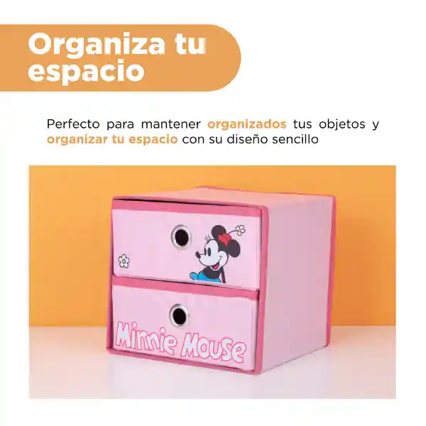 Organizador de Tela Colección Mickey Mouse Minnie Rosa Miniso