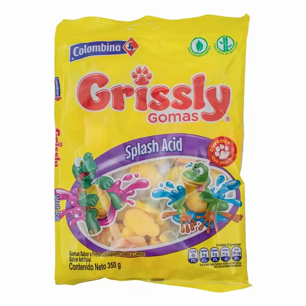 Grissly Gomas Dulces Splash