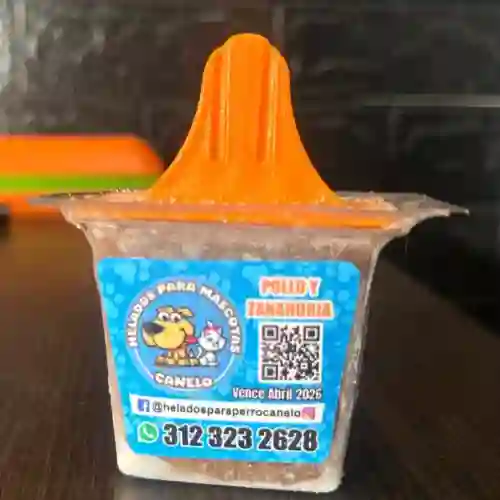 Helados para Perro de Pollo Zanahoria