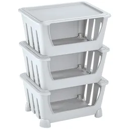 Rimax Canasta Organizadora Gris 69.7 x 36