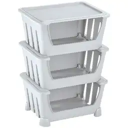 Rimax Canasta Organizadora Gris 69.7 x 36