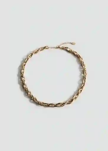 Collar Teresa Oro Talla 99 Mujer Mango