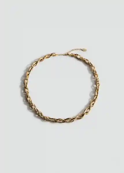Collar Teresa Oro Talla 99 Mujer Mango