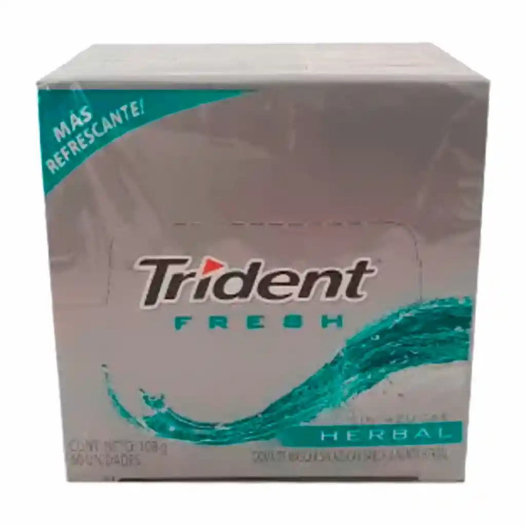 Trident Chicle Fresh Herbal