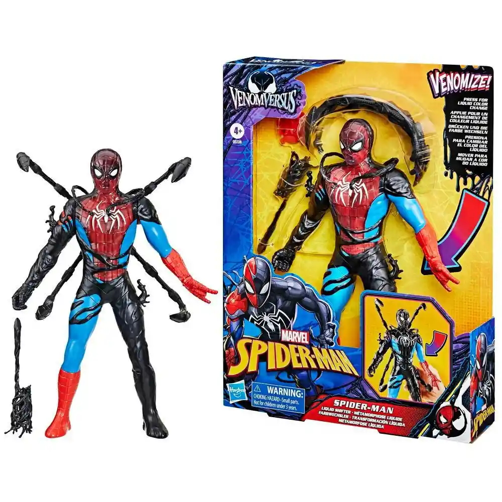 Figura de Acción Spiderman Spiderman Transformación Líquida