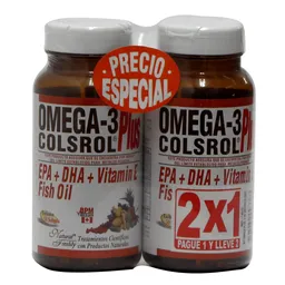 Natural Freshly Pack Suplemento Alimenticio Omega 3 Colsrol
