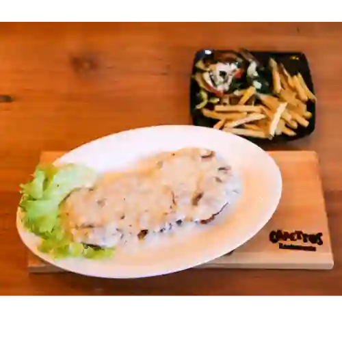 Pechuga en Salsa de Champiñones