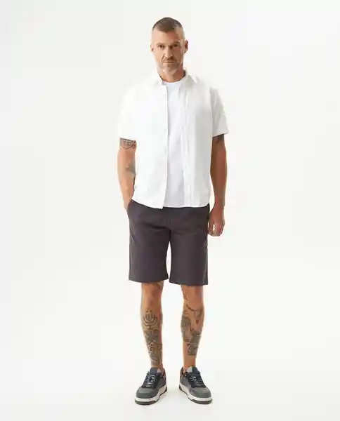 Camisa Dyed Twill Crudo Pristino Claro Talla M Chevignon